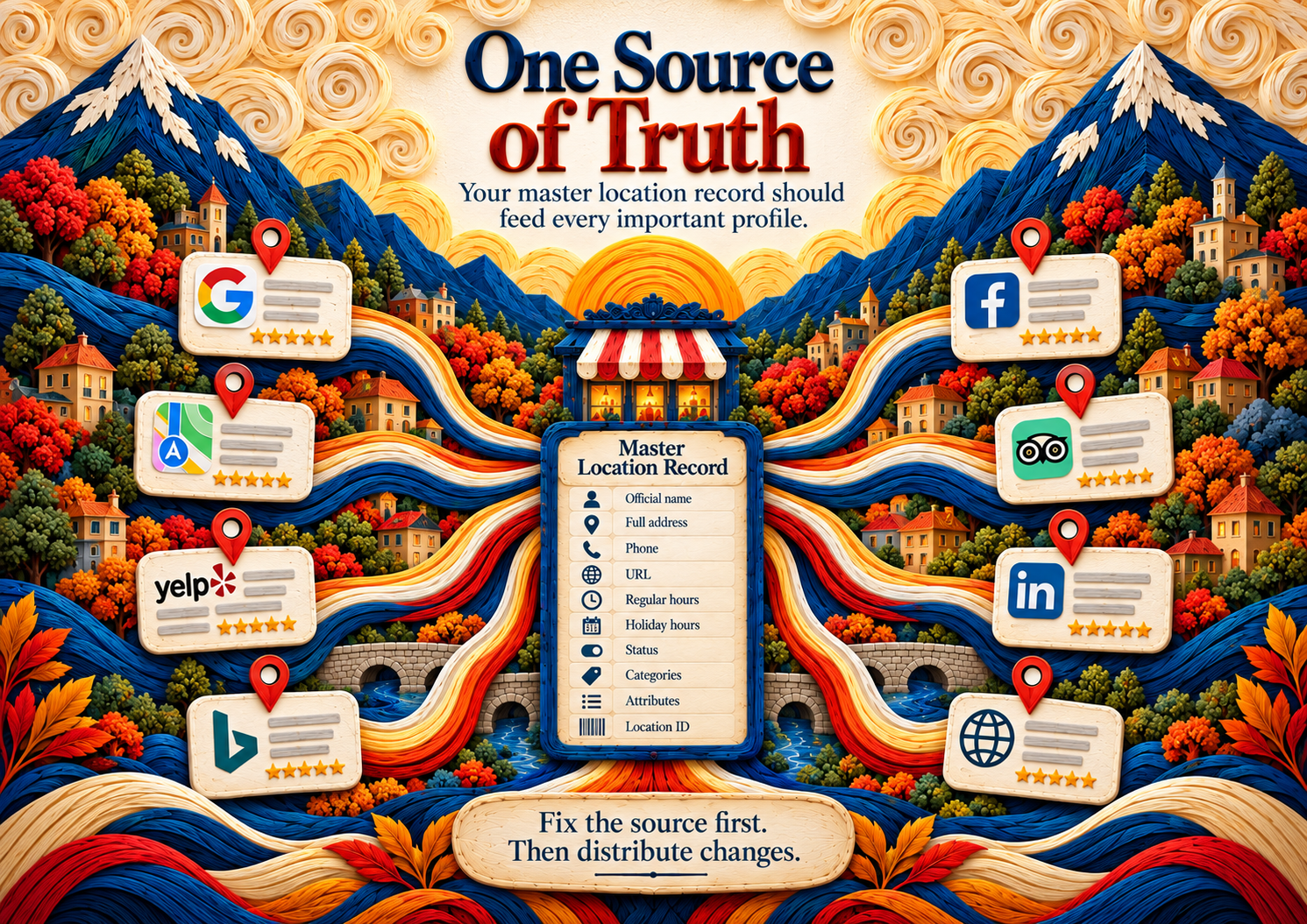 What information should have a single source of truth? illustration