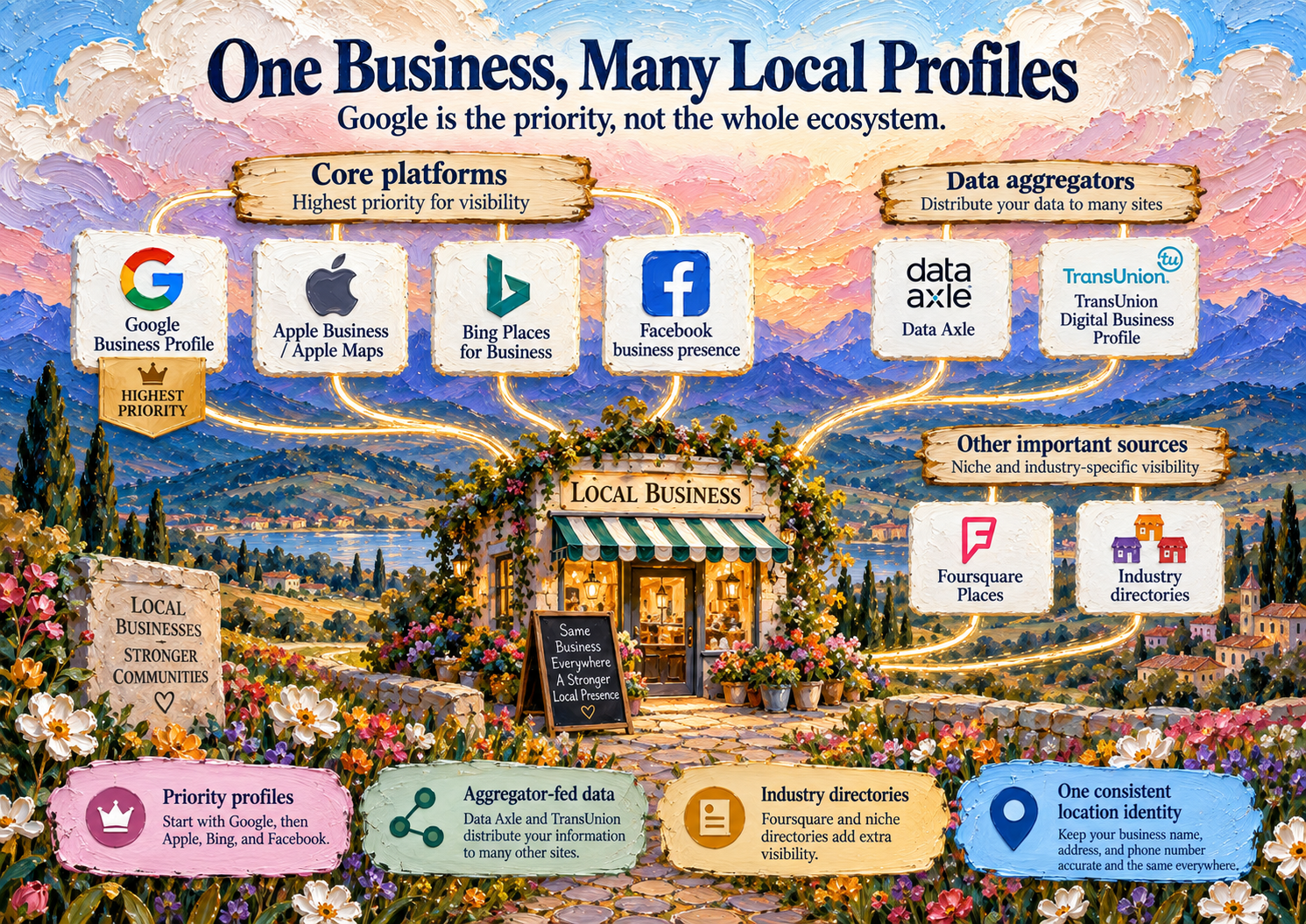 Which profiles count as local listings in the US? illustration
