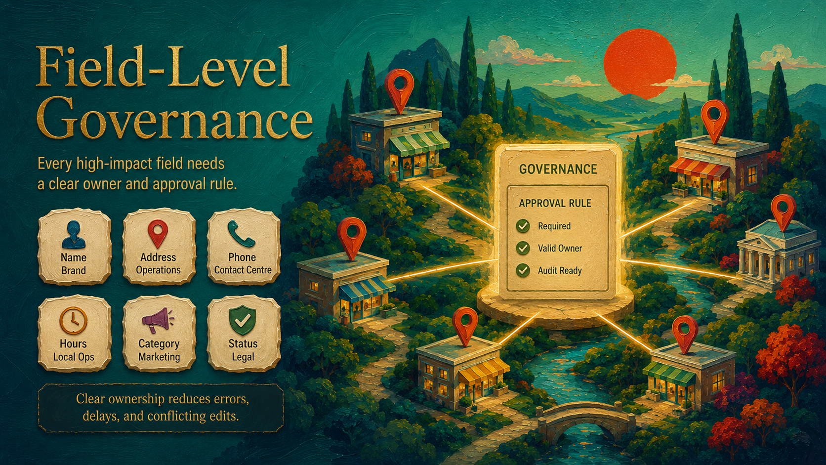 Which location fields need active management? illustration