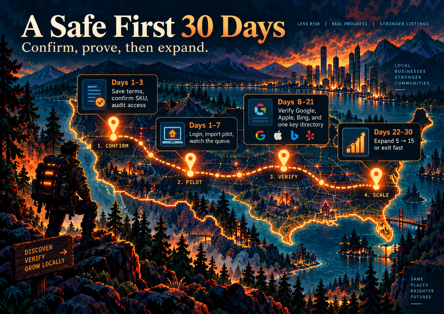 What does a safe first 30-day purchase look like? illustration